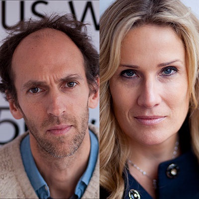 Professor Sarah Churchwell and novelist Benjamin Markovits