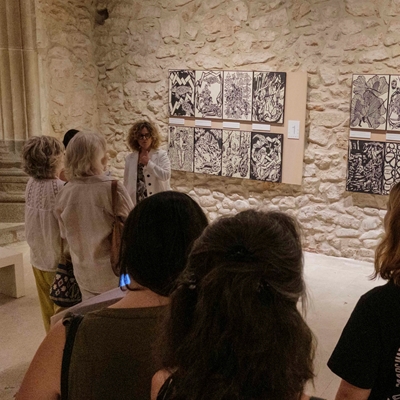 Presentación de la exposición de Clara Carvajal