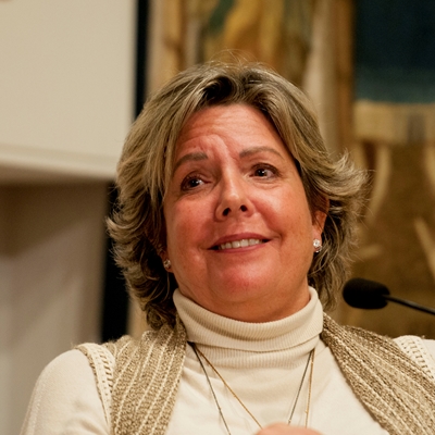 David Goodman con Simoneta Gómez-Acebo, Miguel Leiro y Belén Llamas Ferrier